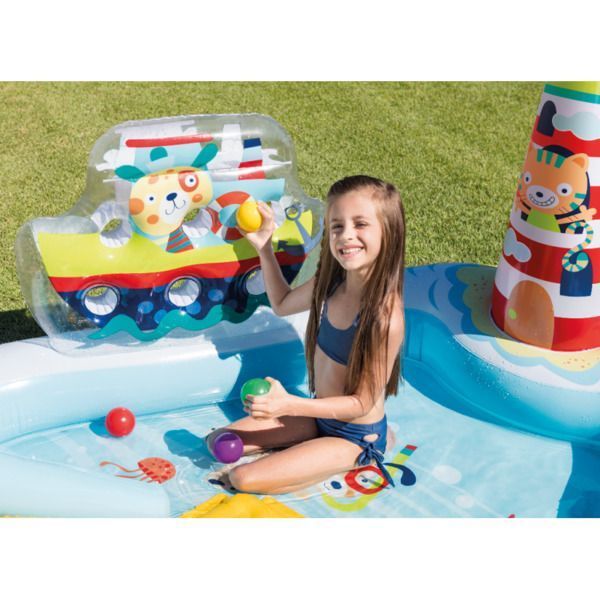 Centrul de joc gonflabil cu topogan PESCUITUL 218x188x99см, 2+