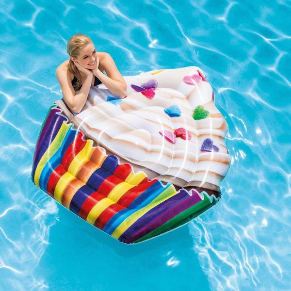 INTEX Saltea CUPCAKE 132x127x23cm