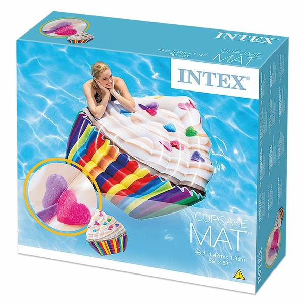 INTEX Saltea CUPCAKE 132x127x23cm