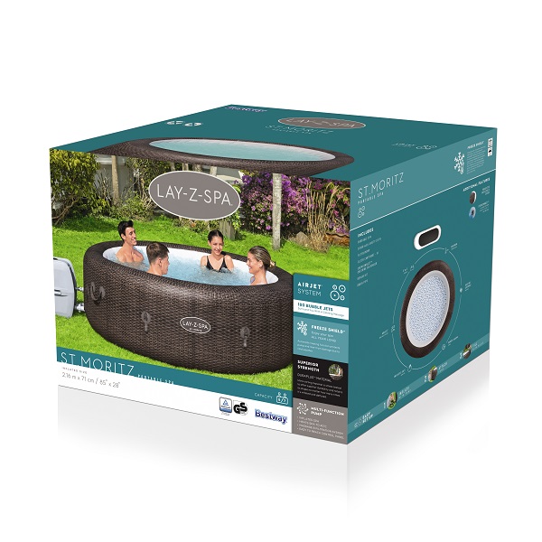 Jacuzzi SPA St.Moritz AirJet 216×71cm, 1190L, 5-7 persoane