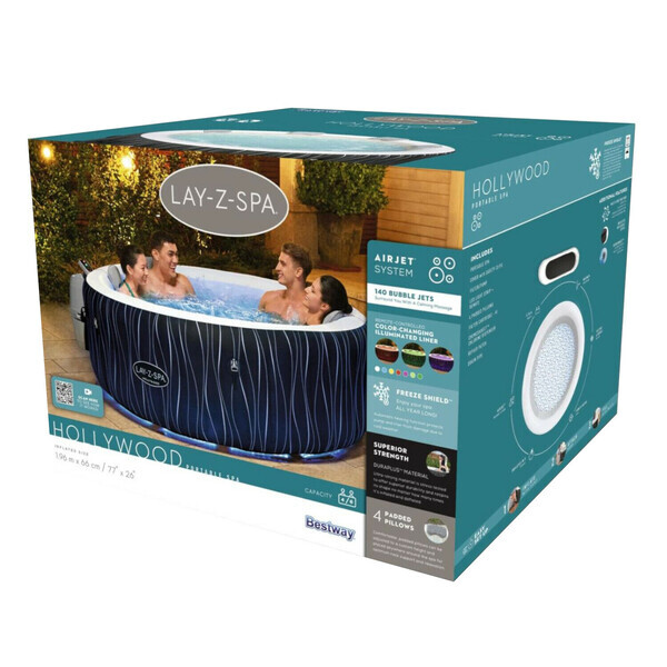 Jacuzzi SPA Hollywood AirJet 196x66cm, 908L, 6 persoane