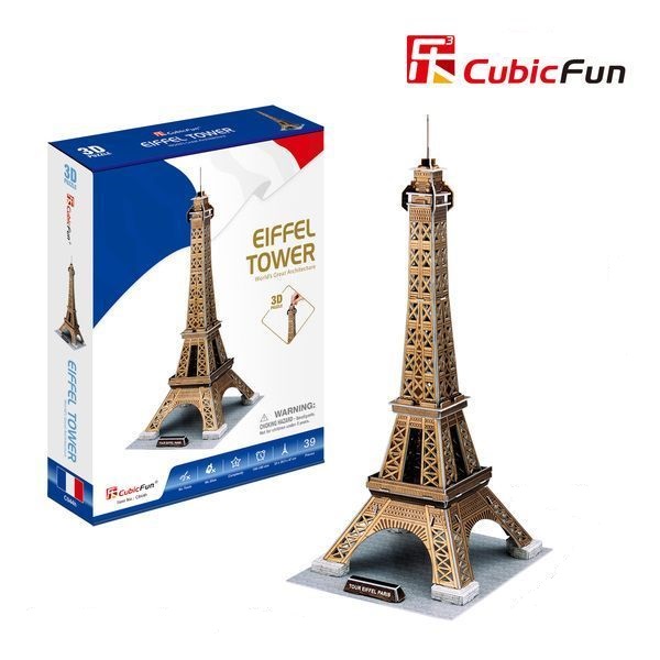 3D puzzle Turnul Eiffel, 35 elemente..