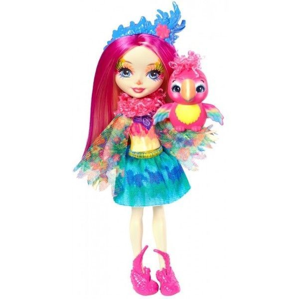 Papusa Enchantimals „Papagalul Peeki”