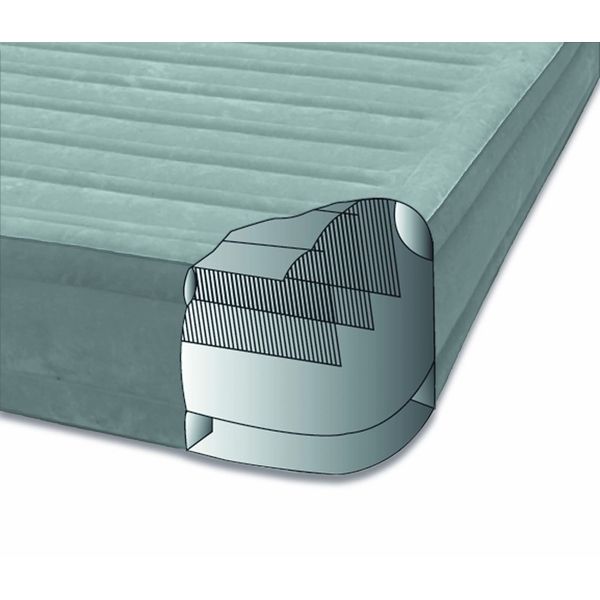 Saltea VELUR 152x203x56cm cu pompa incorporata, DELUXE