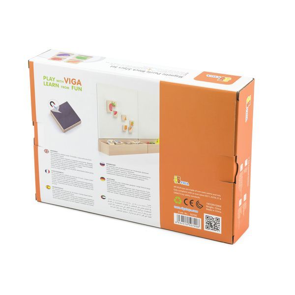 Puzzle-uri magnetice „Fructe” 32 elem.