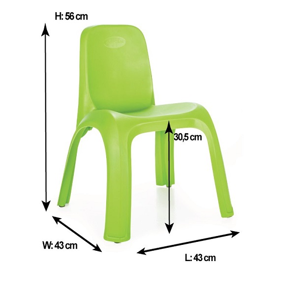 Scaun înalt KING 150Kg (albastru, verde, roșu, roz)