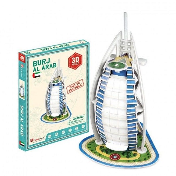 Cumpara  Puzzle-uri 3D - 3D puzzle “Burj Al Arab”, 17 elemente..