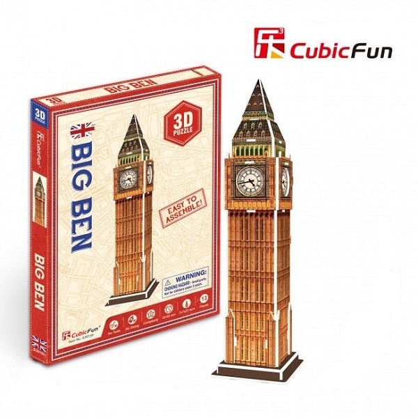 Cumpara  Puzzle-uri 3D - 3D puzzle “Big Ben”, 13 elemente..