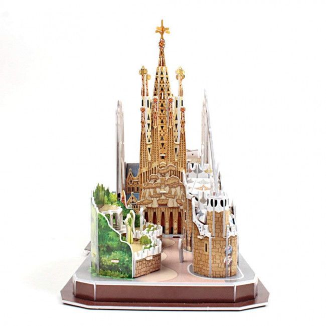 3D пазл “Достопримечательности  Барселоны”, 186 элементов