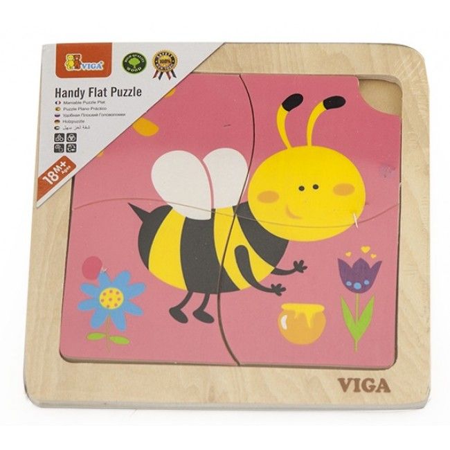 Mini-puzzle din lemn “Albina”