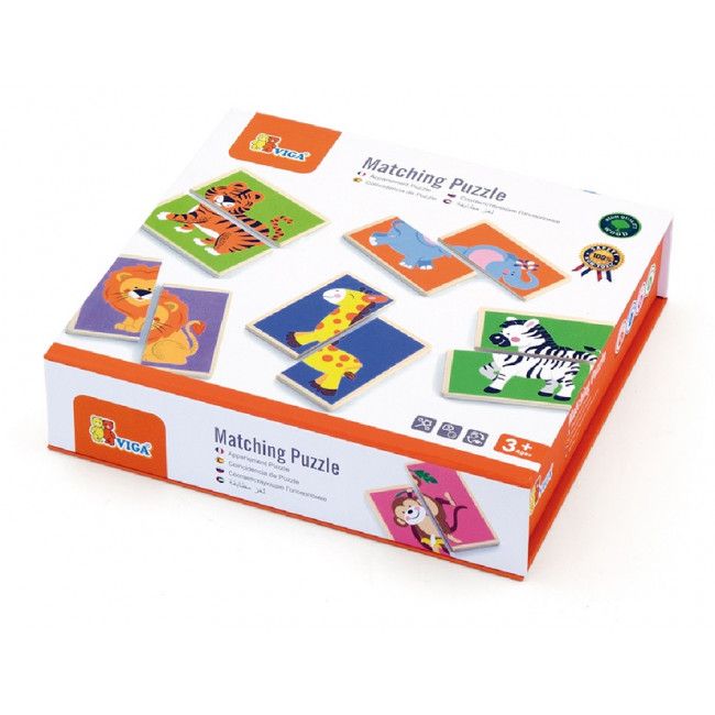 Joc logic de puzzle „Animale sălbatice”, 36 elem.