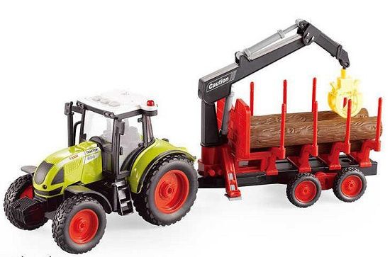 1:16 Инерционный трактор “Trailered Farm Tractor” (свет / звук)