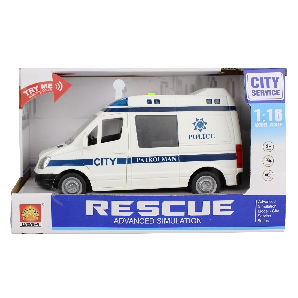 1:16 Camionetă de poliție cu fricți..