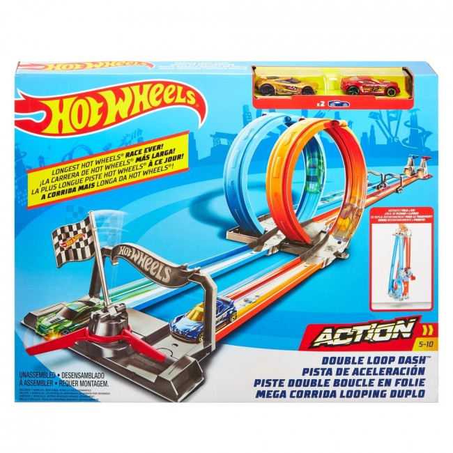 Set de joacă Hot Wheels Action – “Double Loop Dash”