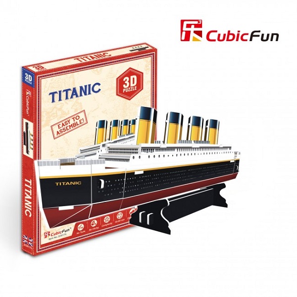 Cumpara  Puzzle-uri 3D - 3D puzzle “Titanic”, 114 elemente..