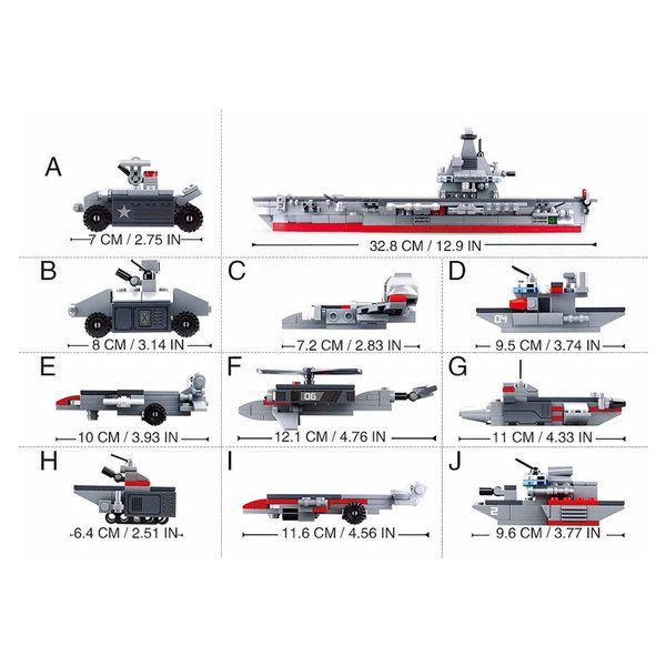 КОНСТРУКТОР ARMY 10 INTO 1 AIRCRAFT CARRIER