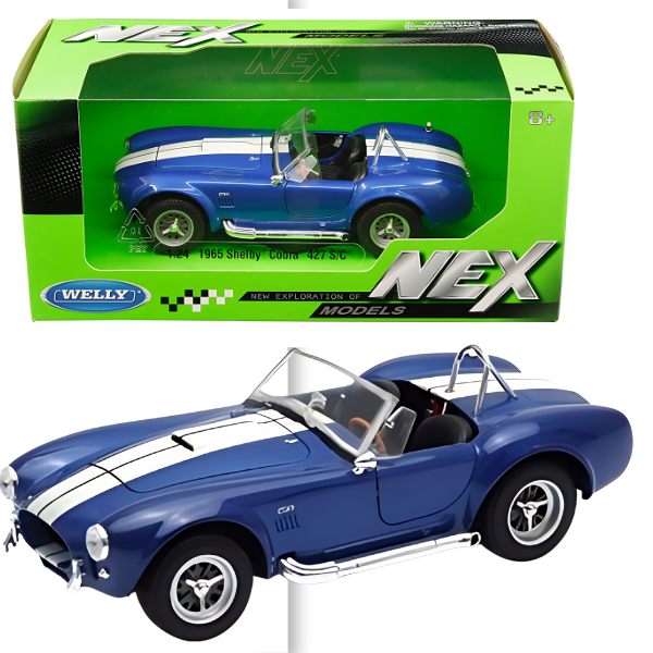 Mașina de colecție SHELBY COBRA 427 S/C 1965 1:24 Welly