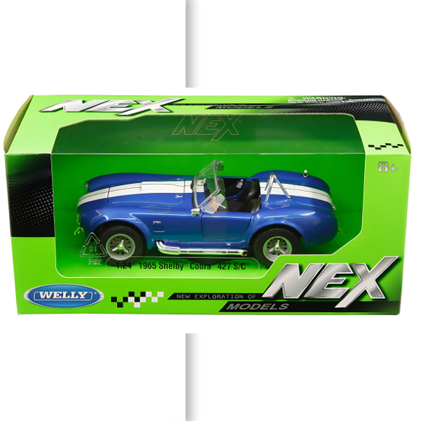 Mașina de colecție SHELBY COBRA 427 S/C 1965 1:24 Welly