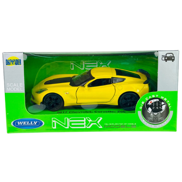 Mașina de colecție CHEVROLET COREVETTE 1:24 Welly