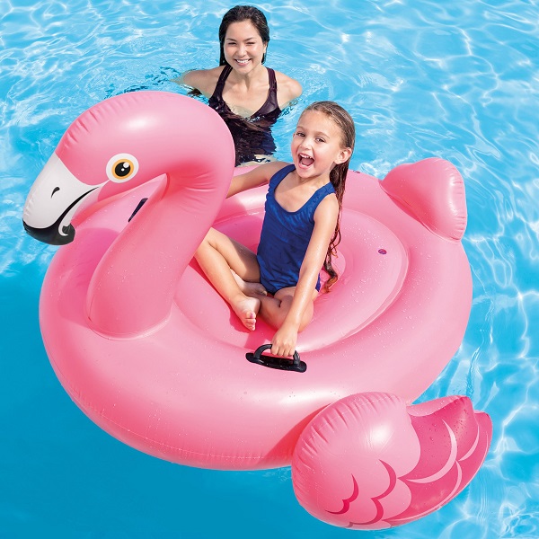 Pluta gonflabila FLAMINGO cu minere, 142x137x97cm, 14+
