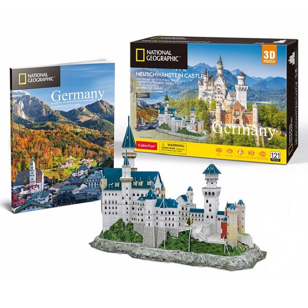 3D puzzle “Castelul Neuschwanstein”, 121 elem..