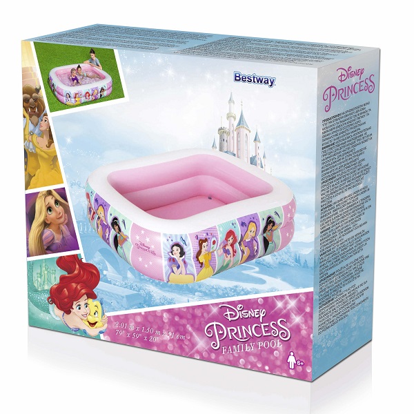 Bazin Gonflabil DISNEY PRINCESS 201х150х51cm, 450L, 6+