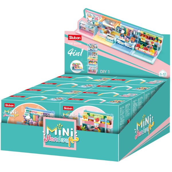 Cumpara  Constructori - Set de construcție ”Magazine”, 4 modele, de l..