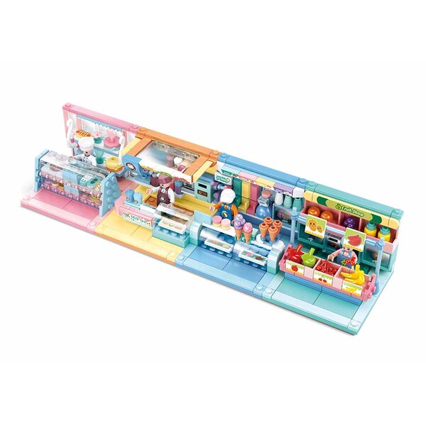 Set de construcție ”Magazine”, 4 modele, de la 99 pînă la 112 elem.