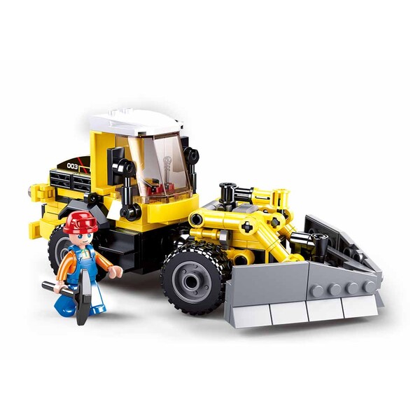Set de construcție ”Buldozer 2 în 1”, 200 elem.