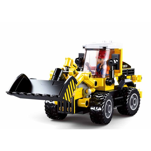 Set de construcție ”Buldozer 2 în 1”, 200 elem.
