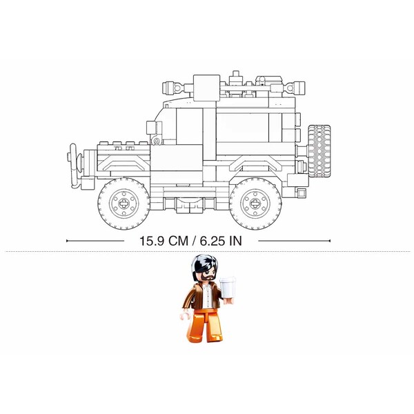 Set de construcție „Jeep Defender”, 288 elem.
