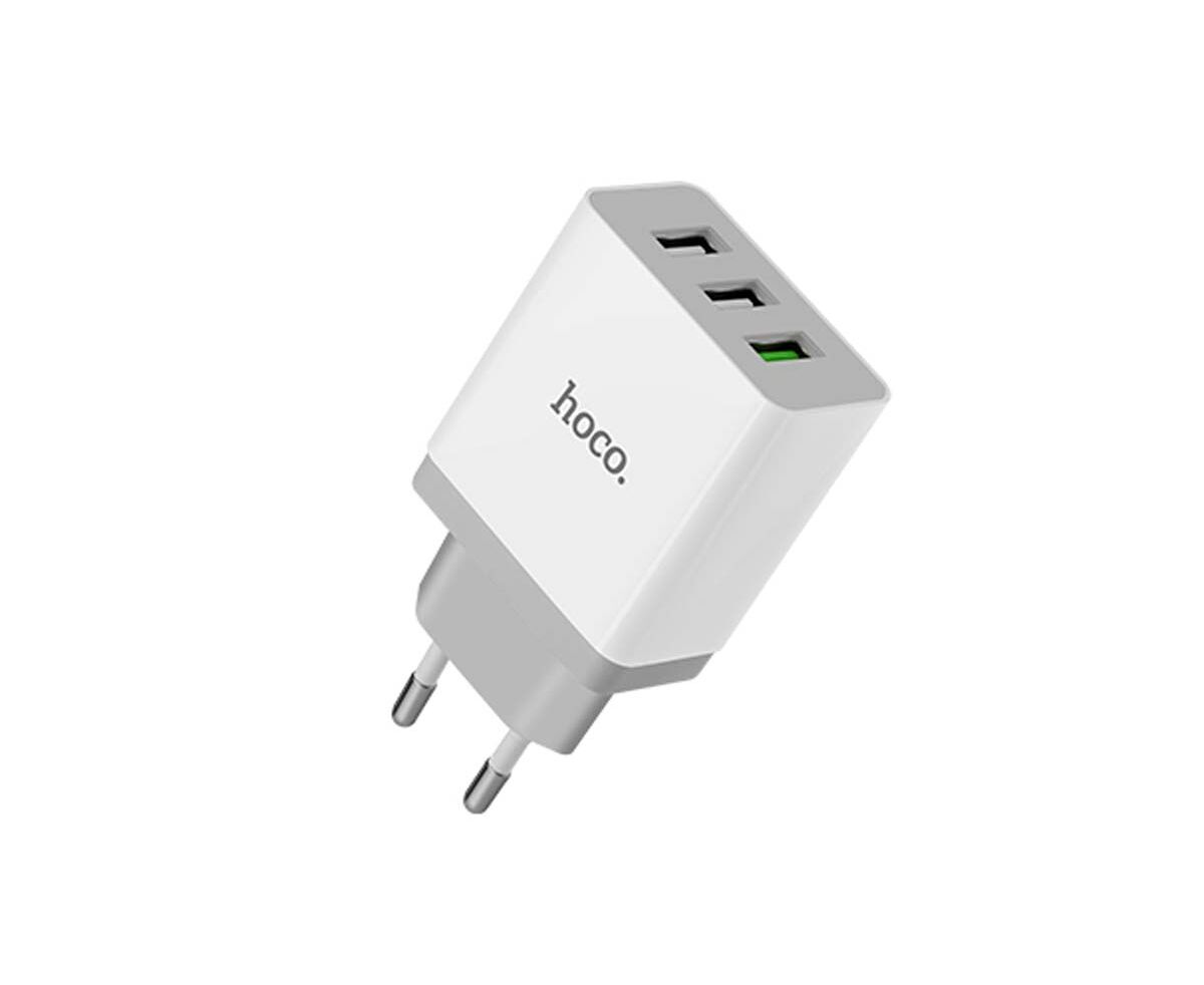 Cumpara  Încărcătoare de telefon - Hoco Incarcator 220V 3 USB Fast Charge C24B..