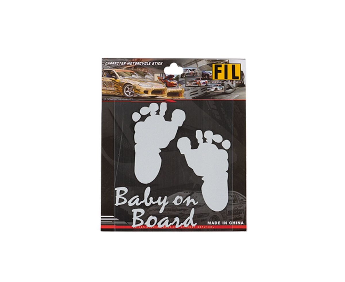 Sticker decorativ „Copil în mașină”