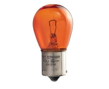 Lampa P21/12V galben