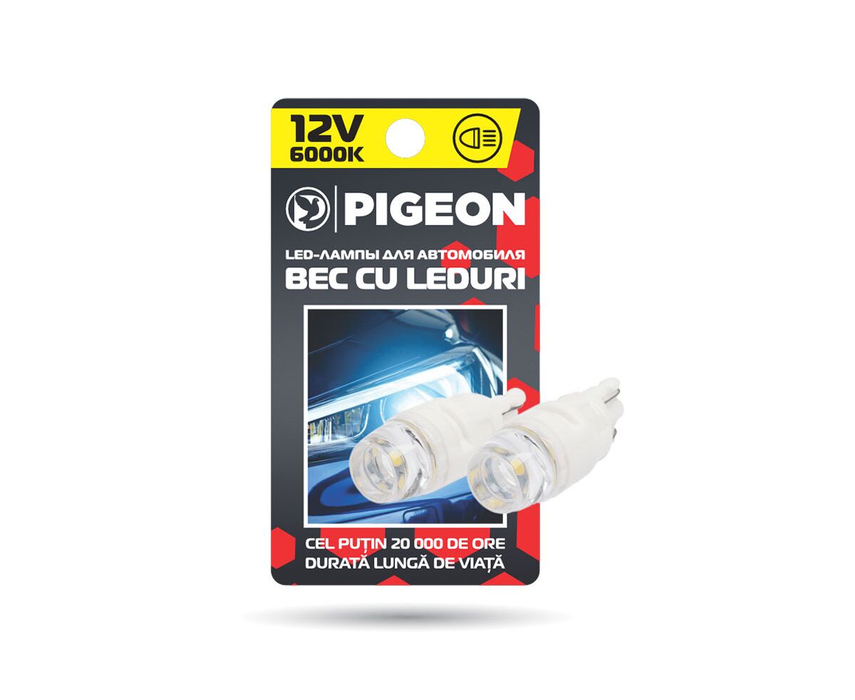 Купить  Габариты и стоп сигналы - Лампы свет. габариты Pigeon (2 LED) (керамика..