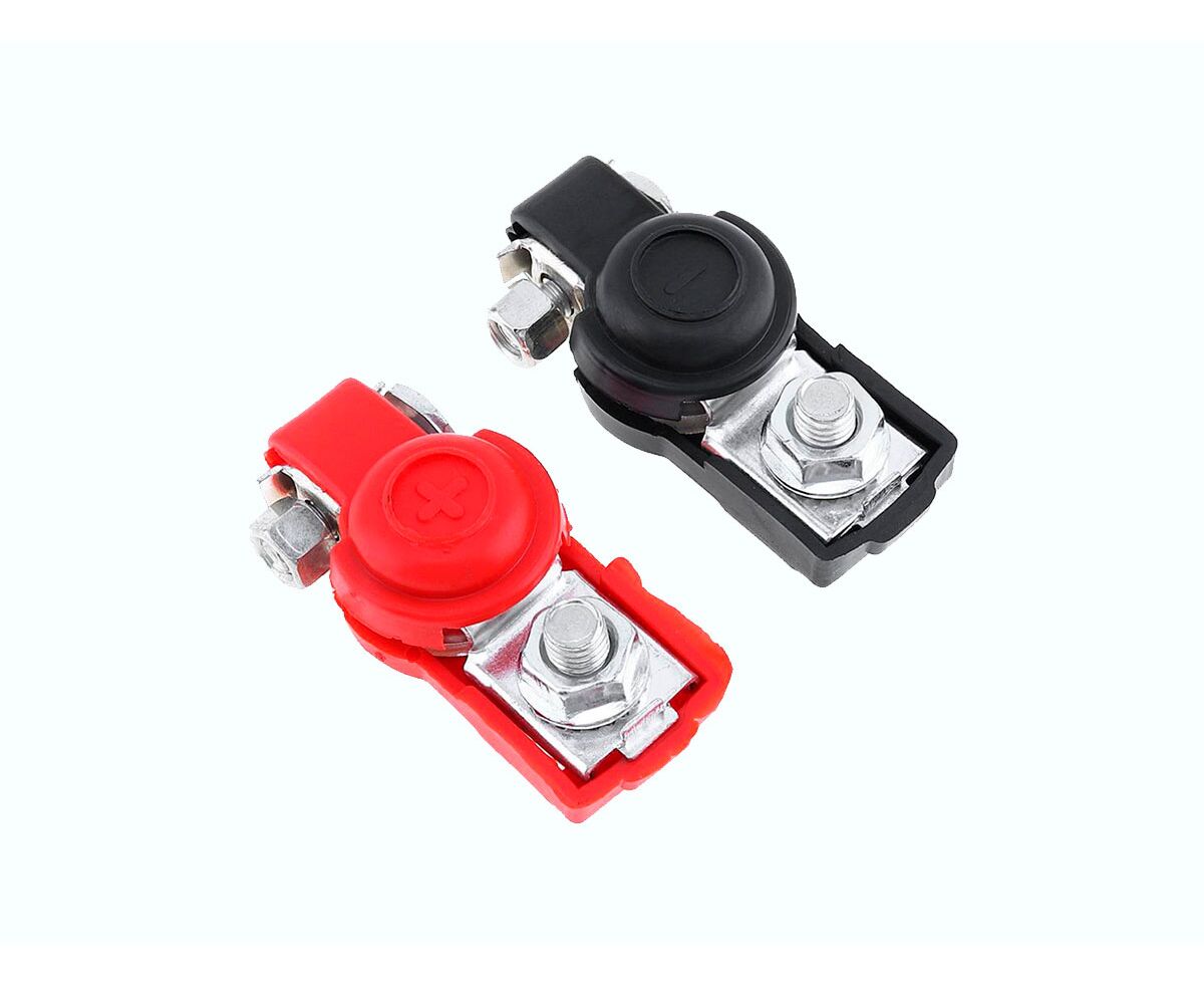 Set cleme baterie plastic cu capac