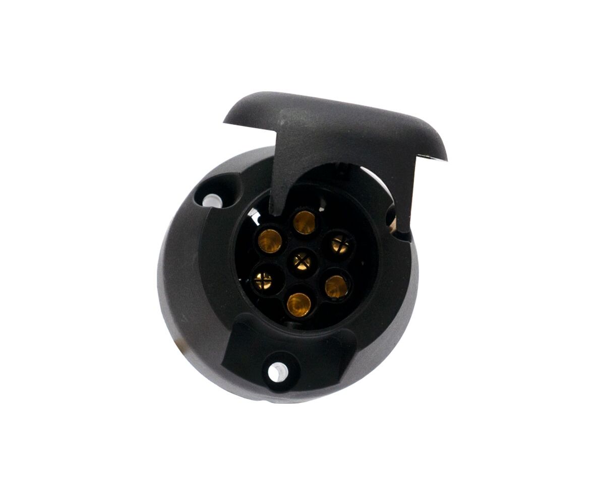 Вилка- розетка 7-контактная пластиковая