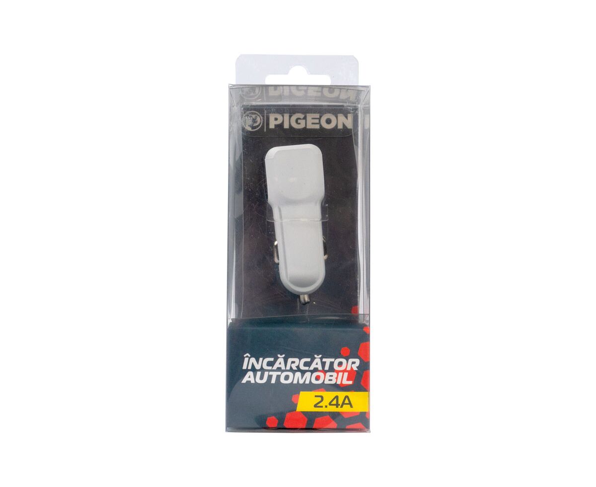 Charger-bricheta auto U-03 2USB Pigeon