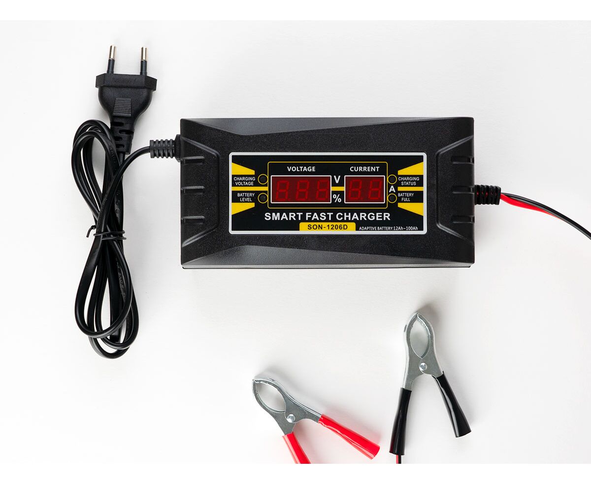 Incarcator digital pentru acumulator 12V 6A PIGEON ZR-22