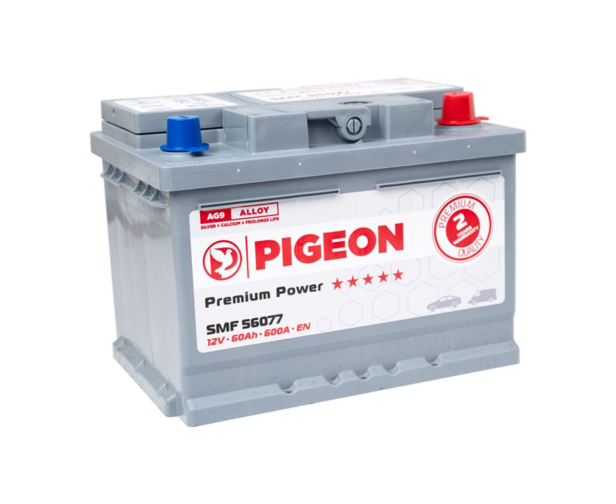 PIGEON SMF 56077 12V 60Ah 600A