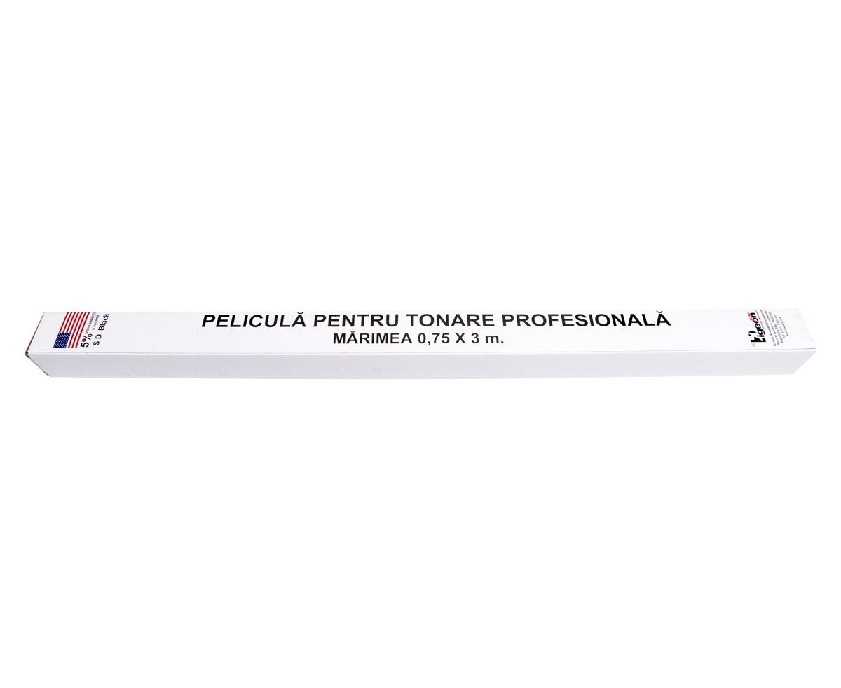 Folie fumurie pentru geamuri (0.75x 3.0m)  01BK