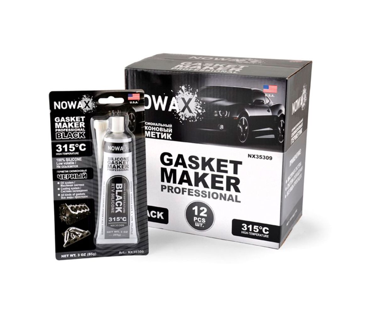 Silicon hermetic pentru temperaturi inalte (negru) 85g NOWAX