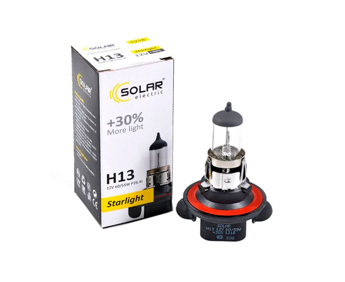 Bec solar H13 12V 60/55W P26.4t Starlight+30% cutie