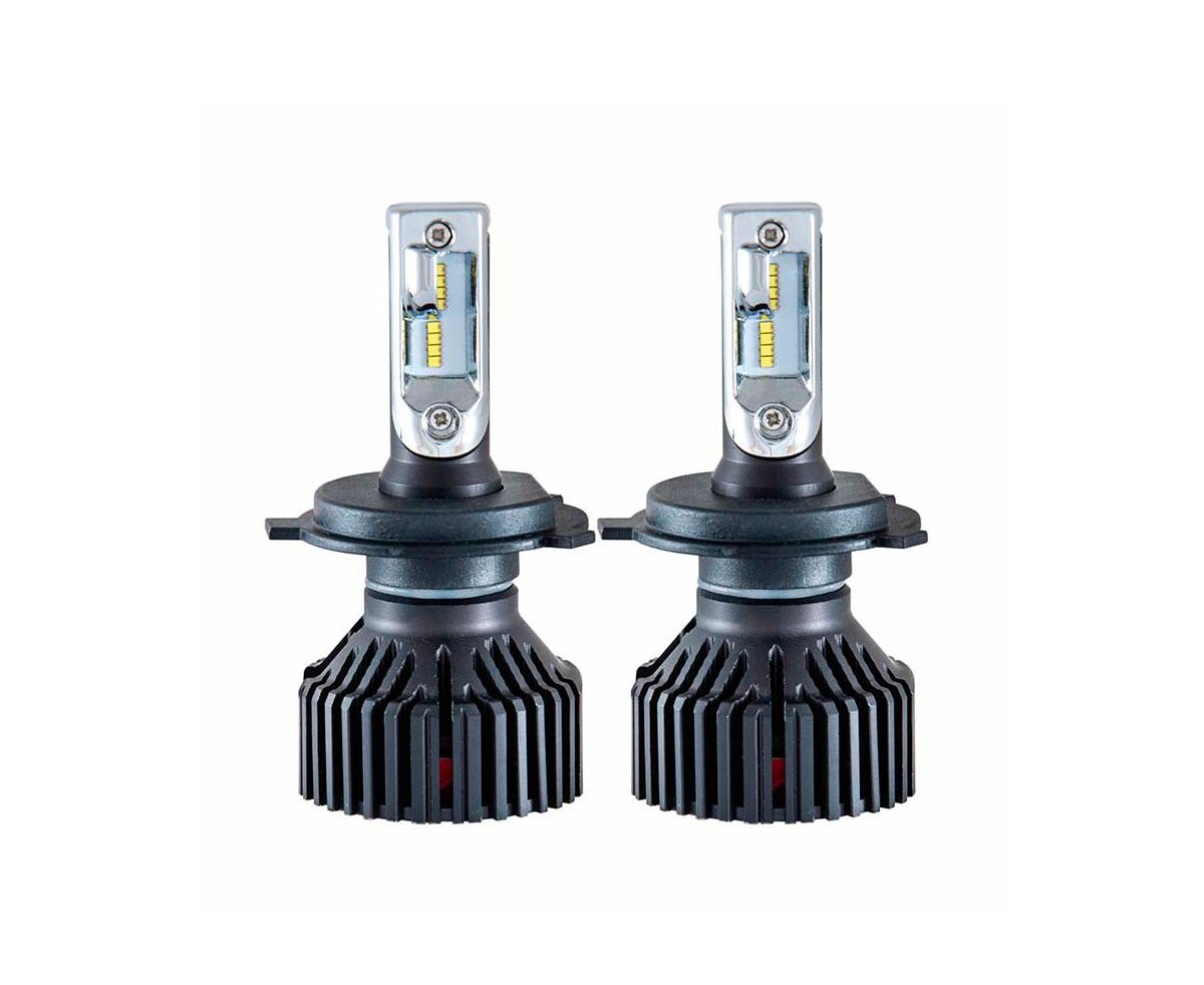 Becuri solare LED H4 12/24V 6000Lm 50W Philips ZES