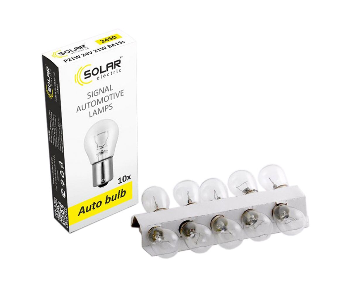 Купить  Лампы - Solar P21W 12V 21W BA15s..