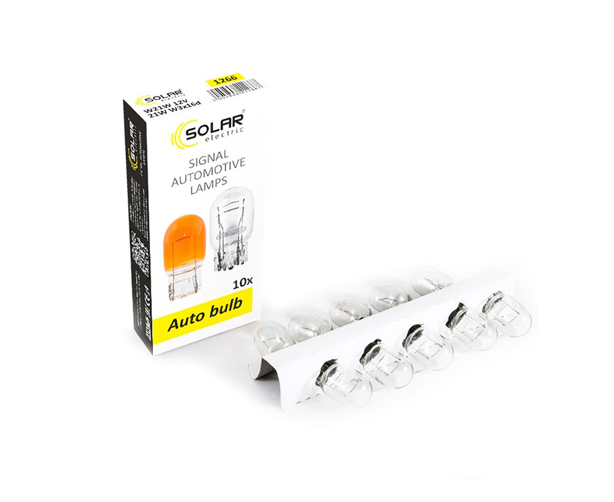 Solar W21W 12V W3x16d