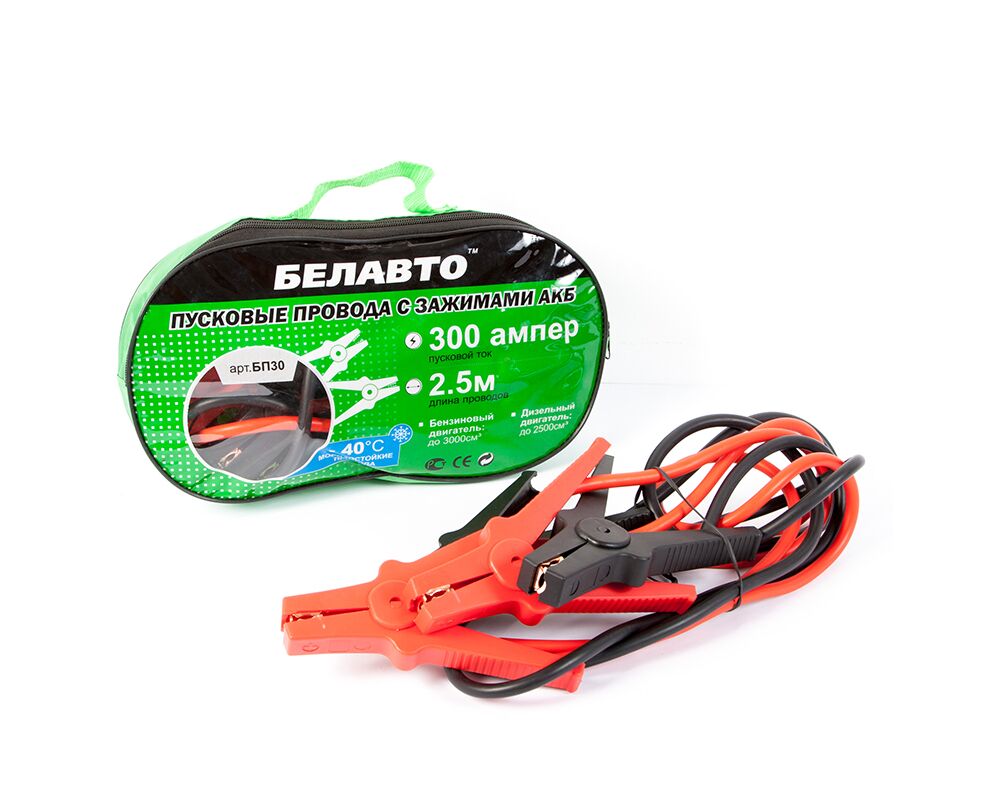 Cabluri pornire auto 300A, 2,5м BELAUTO