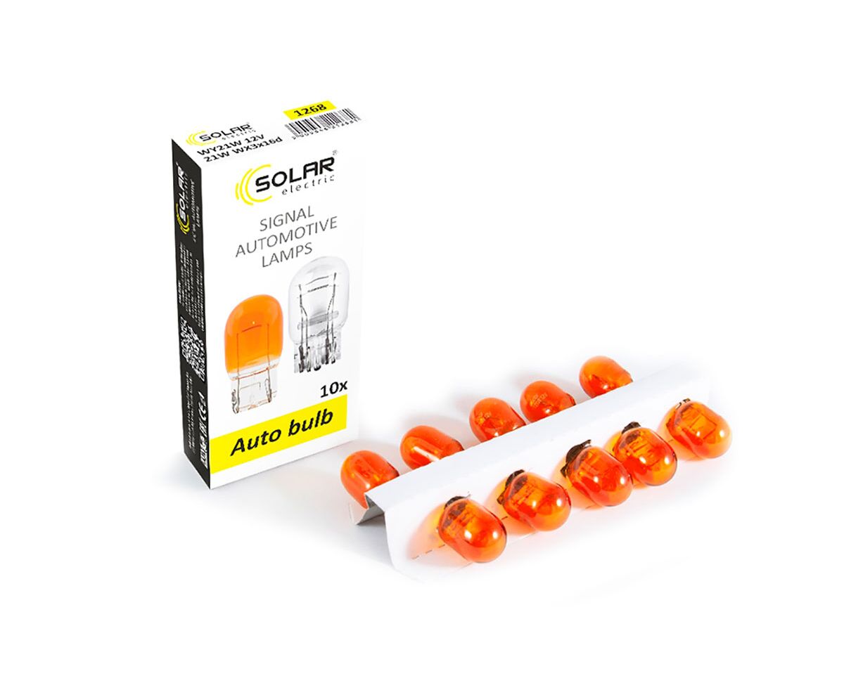 Solar WY21W AMBER 12V WX3x16d (10шт.)