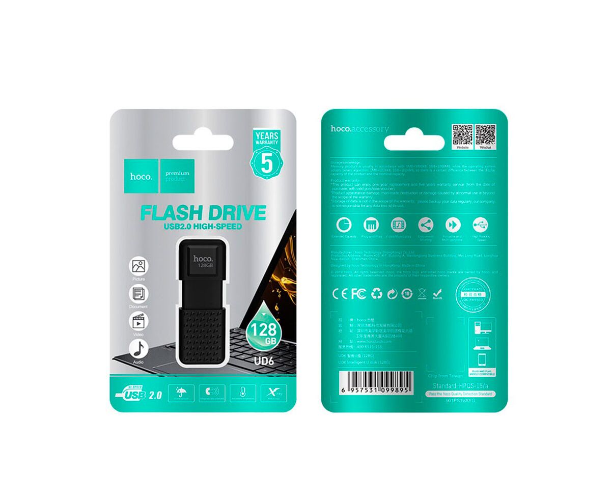 Hoco флешка 16 GB USB UD6
