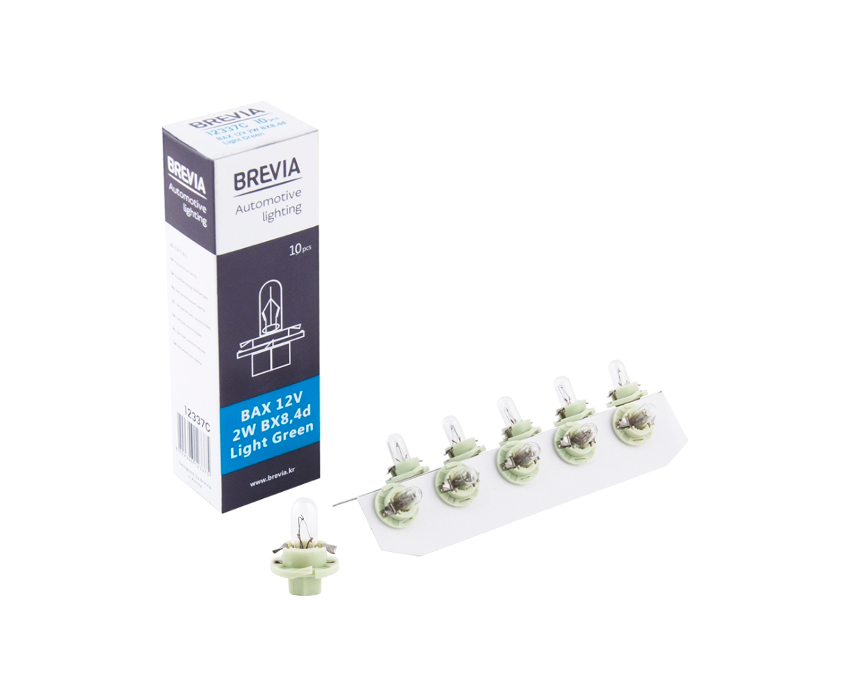 Brevia lampa BAX BX8.4d 12V 2W 12337C